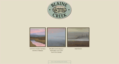 Desktop Screenshot of blainecreek.com